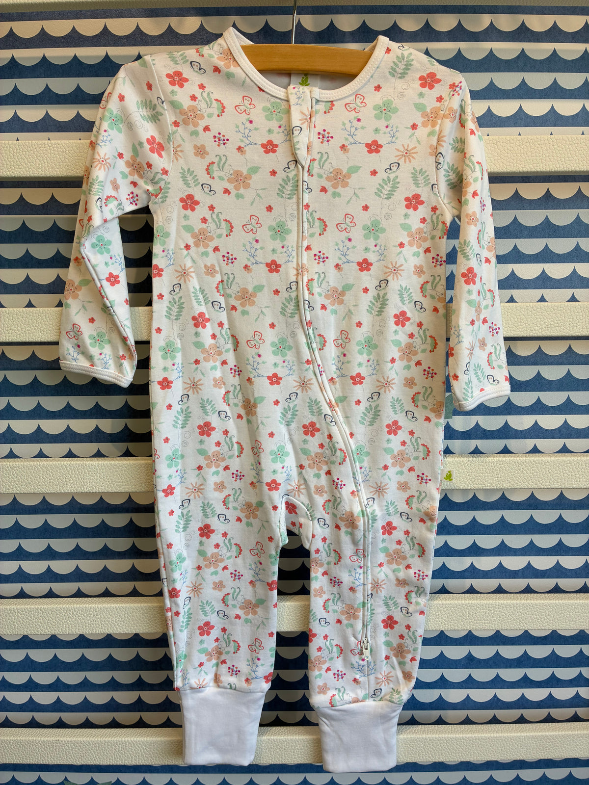 Tiny Garden Zipsuit with Cuff
