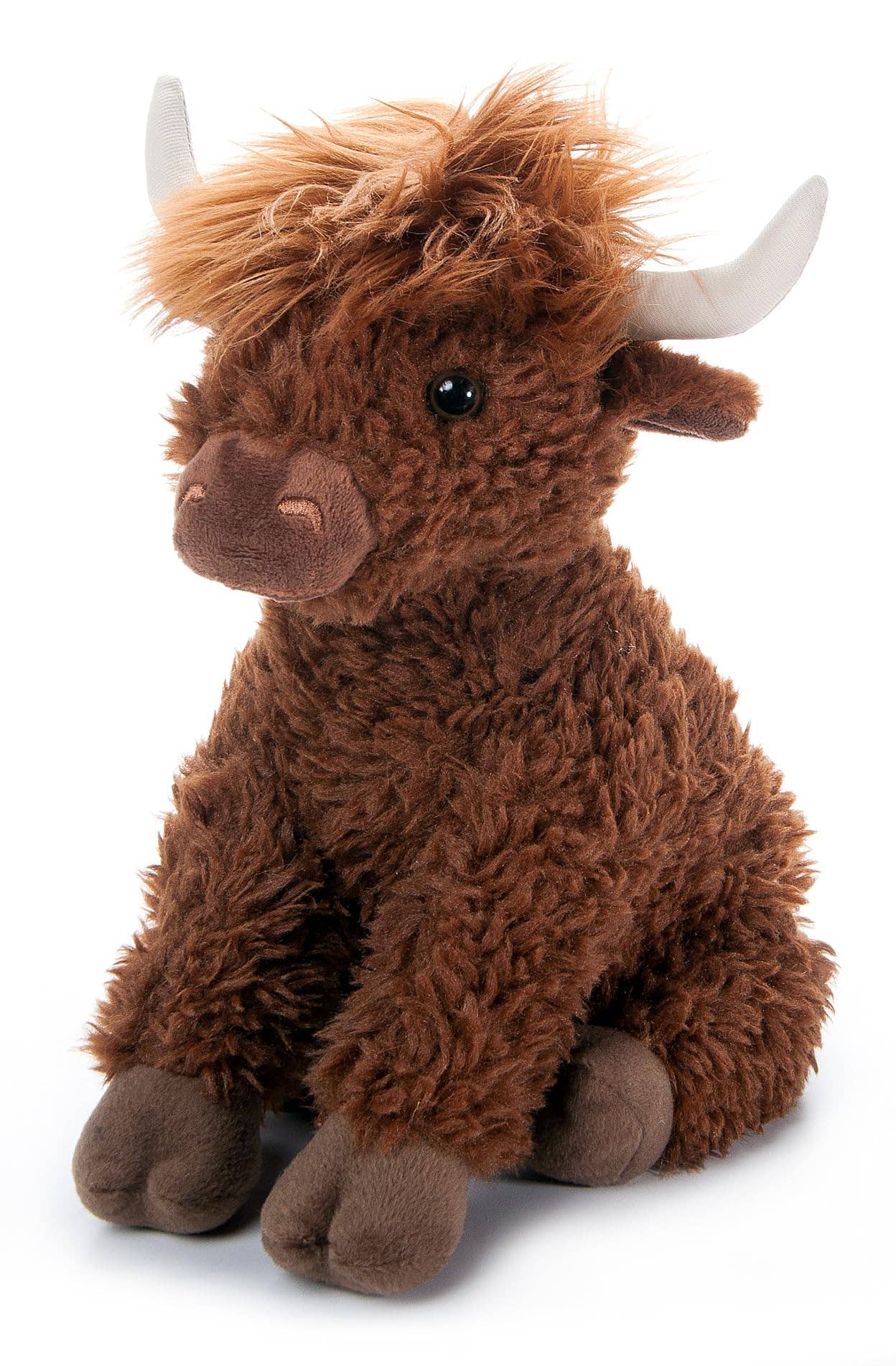 The Petting Zoo - 12" (28cm) Highland Cow Chocolate