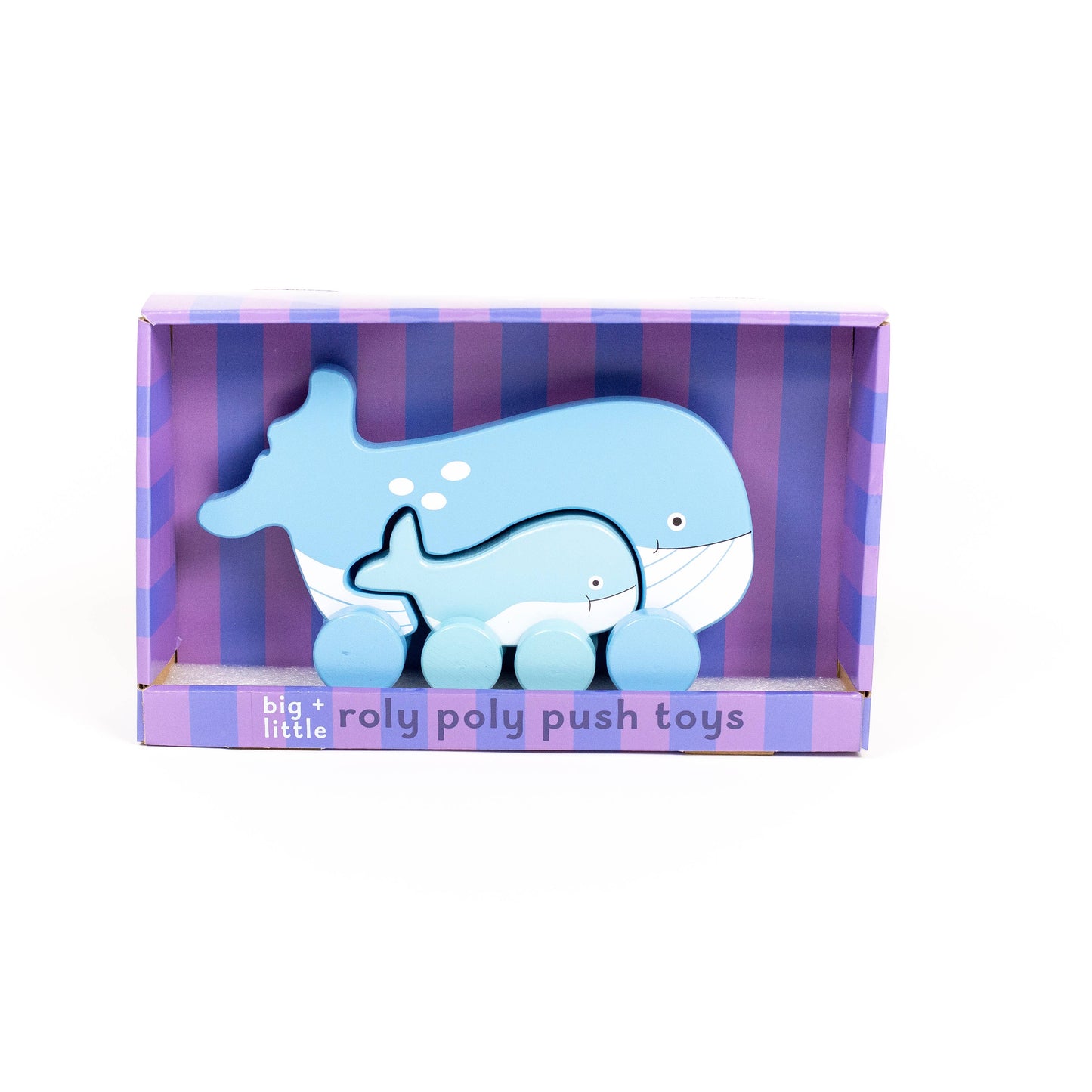 Whale Big & Little Wooden Roller