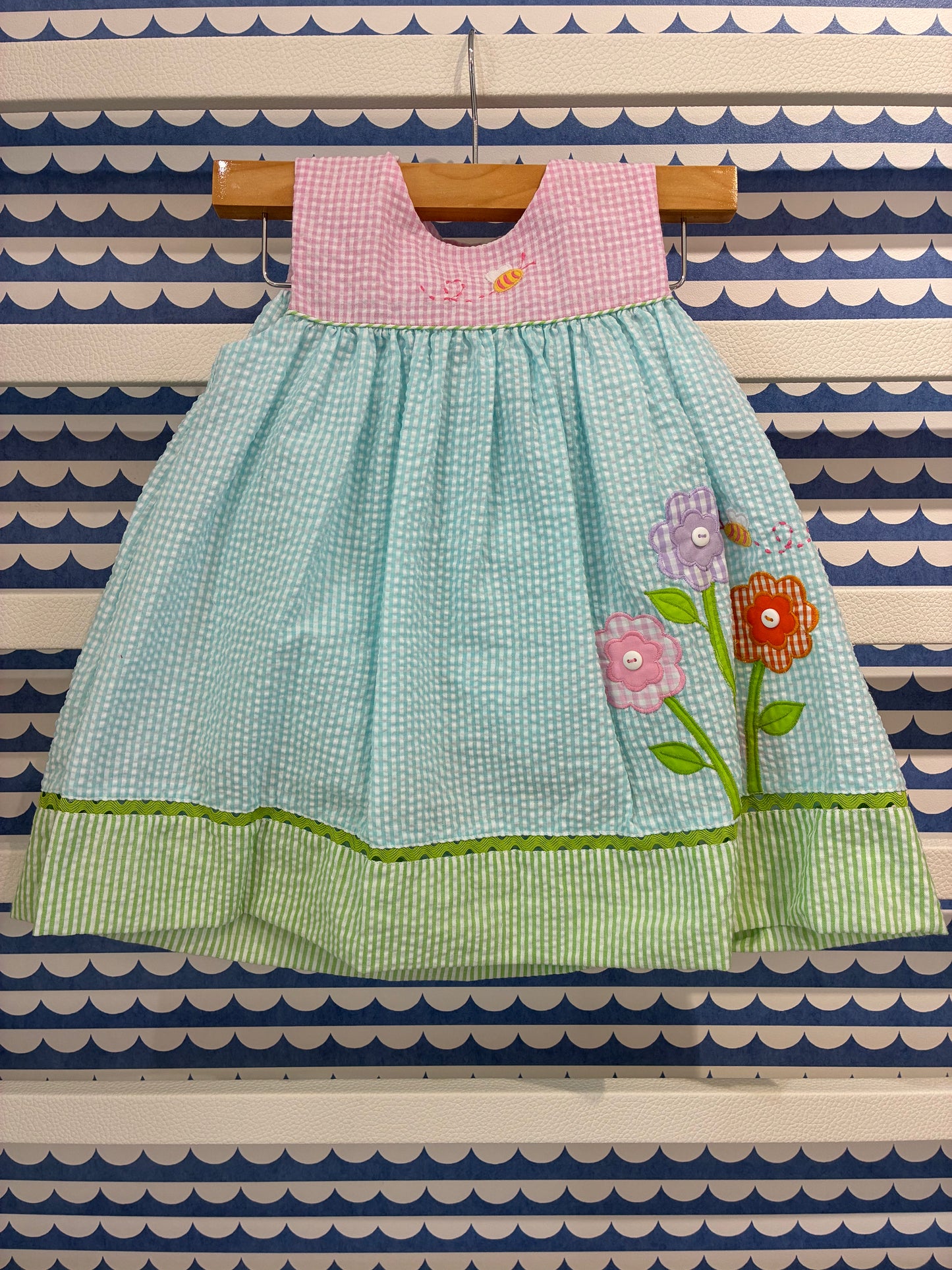 Sun Dress With Summer Flower Applique