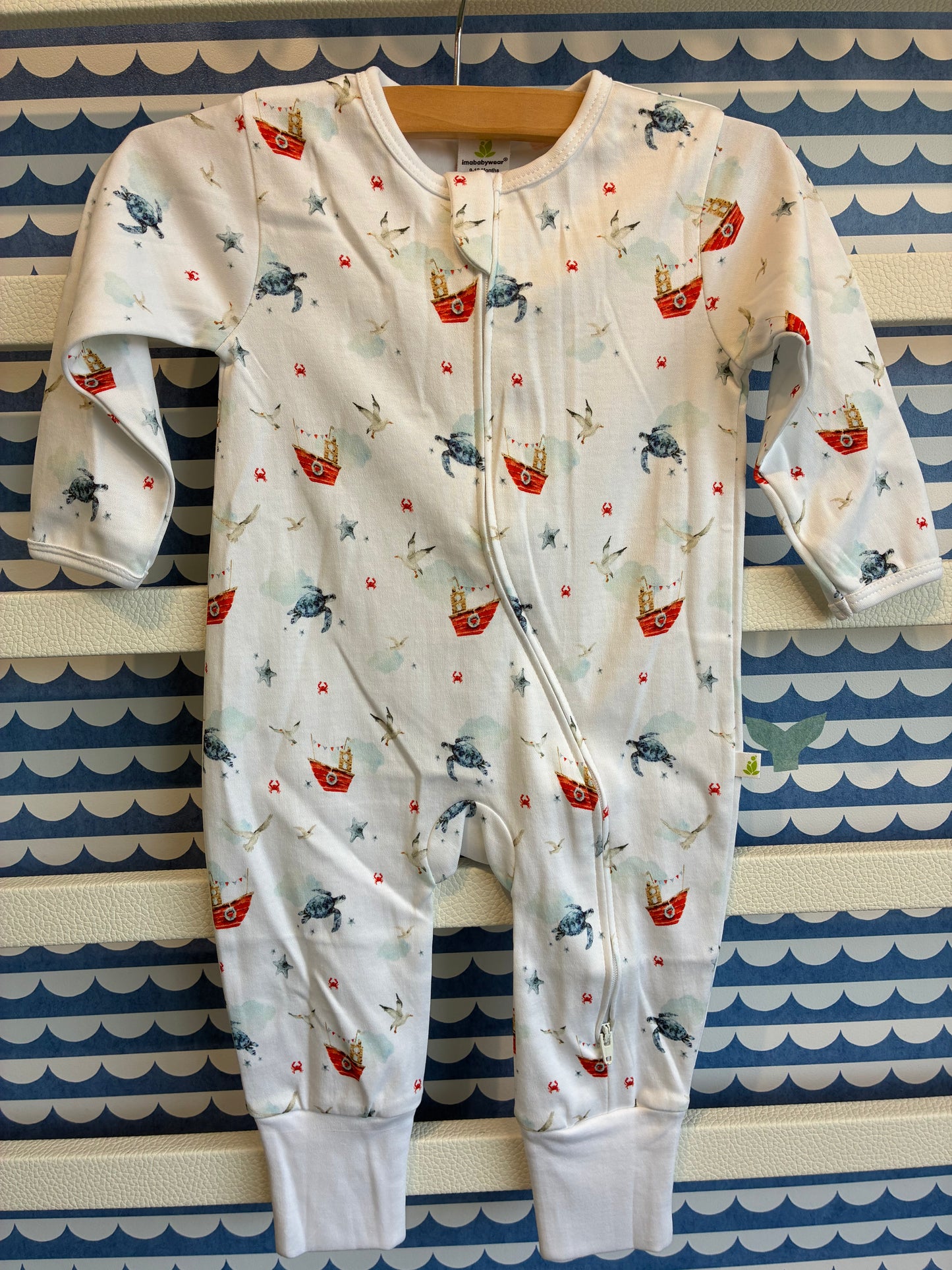 Marine Zipsuit With Cuff
