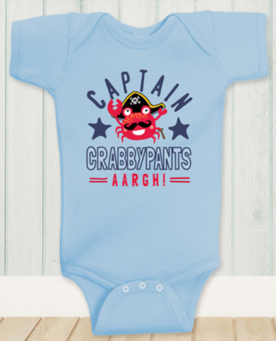 Captain Crabbypants Onesie