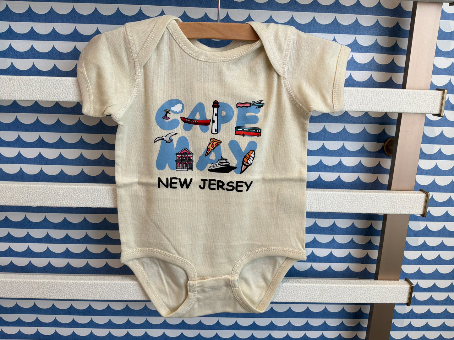 Iconic Cape May Onesie