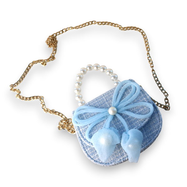 Bowtie Tweed Purse