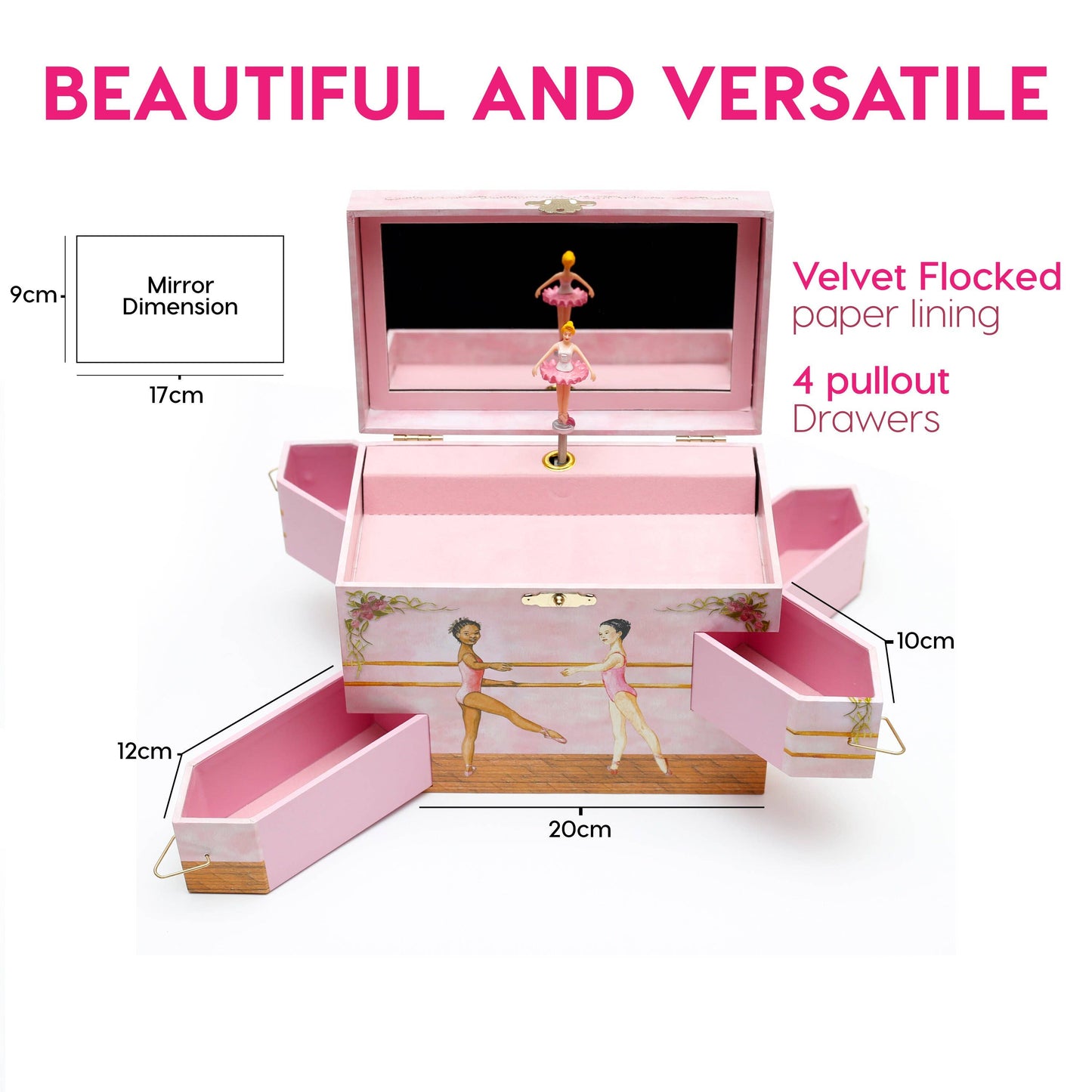 Ballet School Musical Jewelry Box