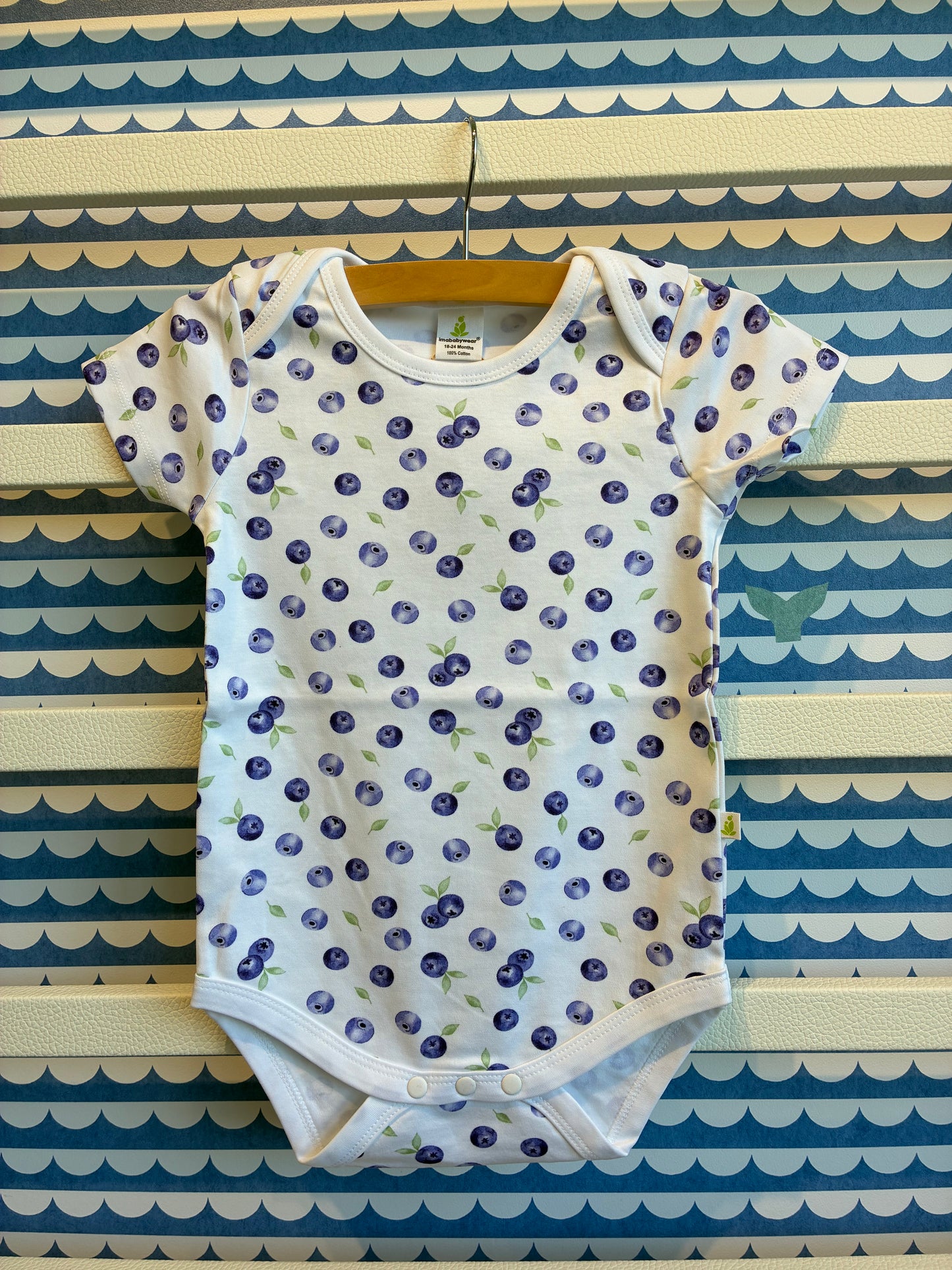 Blueberry Half Sleeve Bodysuit