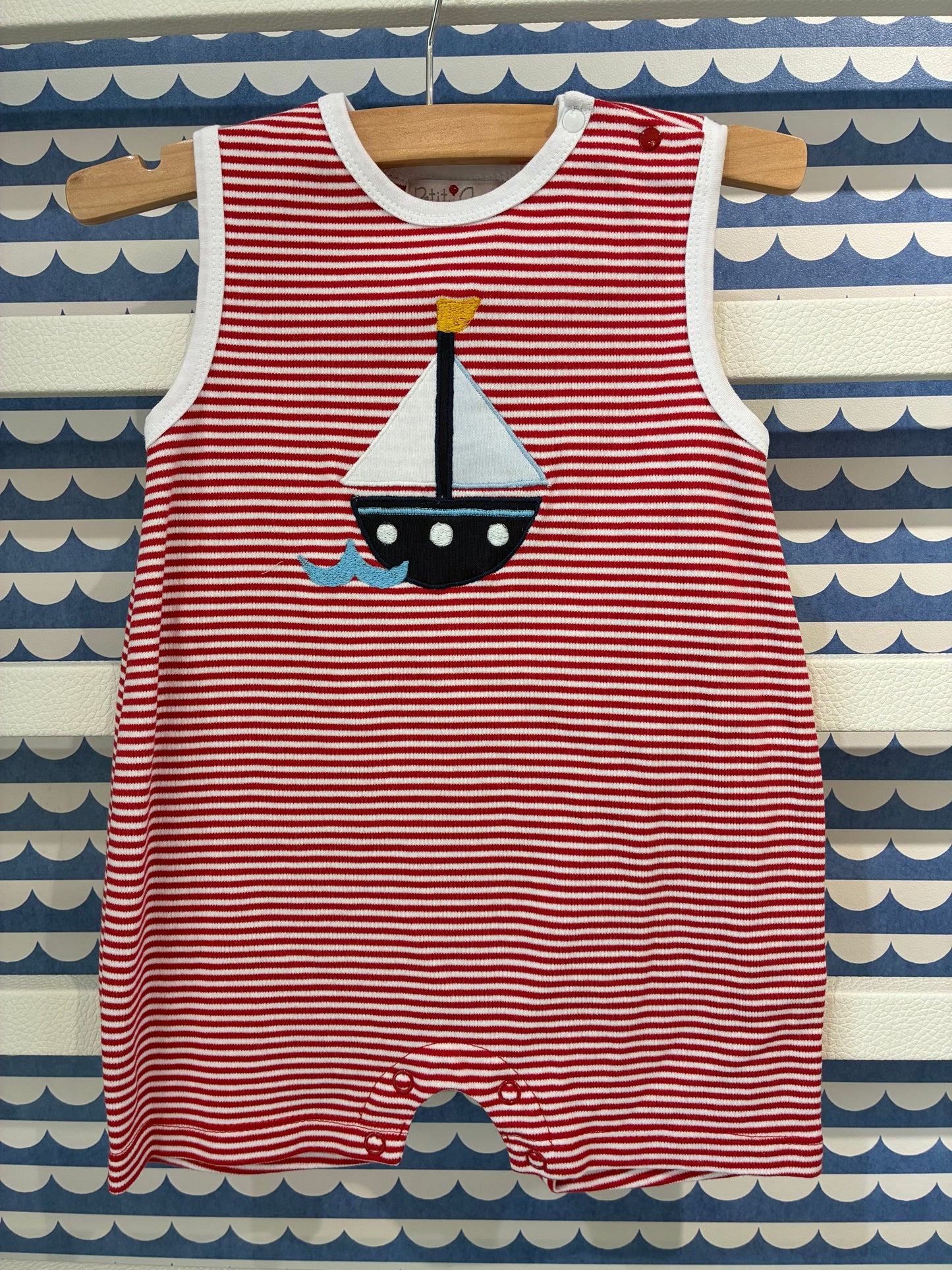 Sailboat Knit Sunsuit