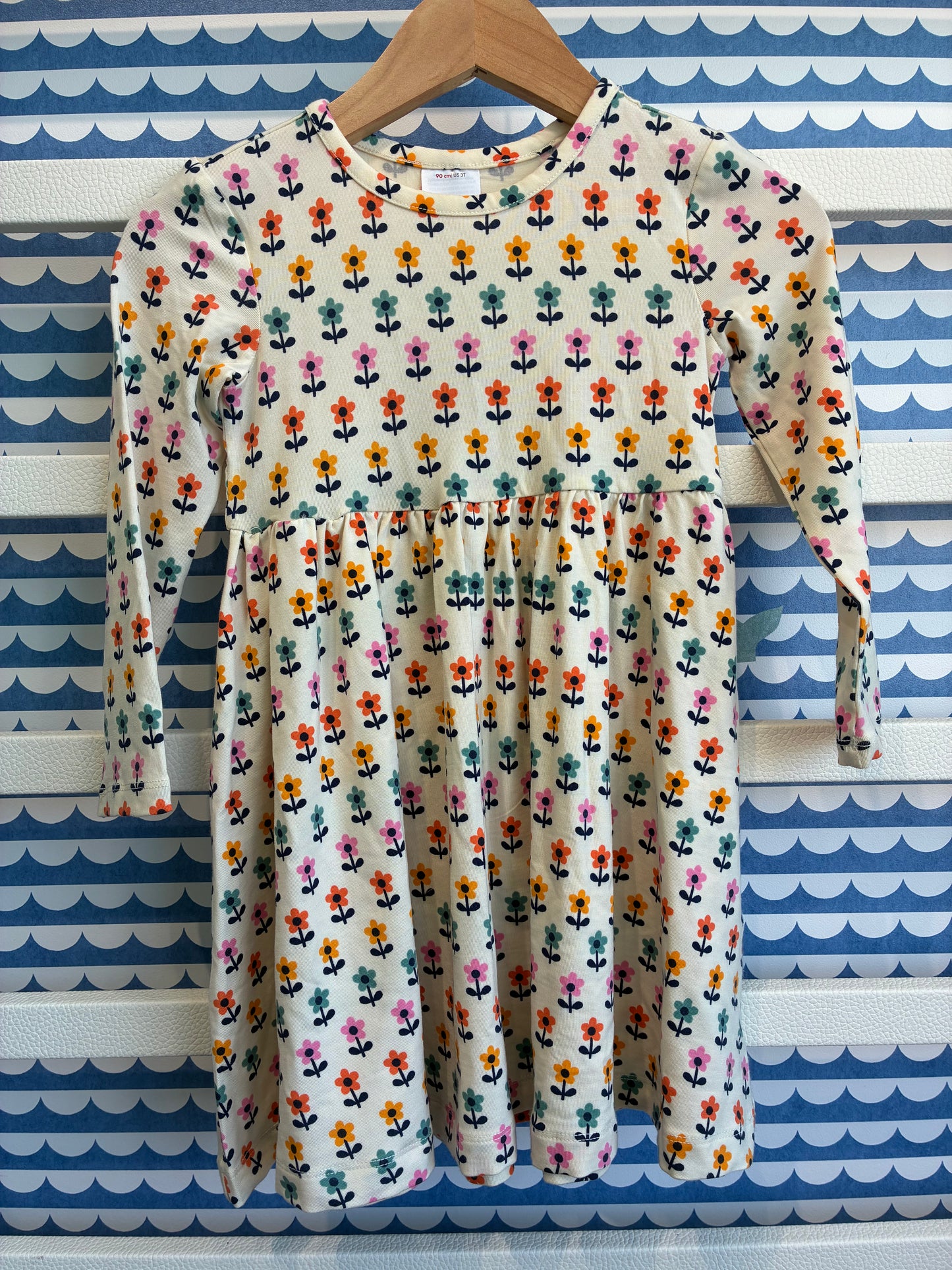 Long Sleeve Tulips Dress