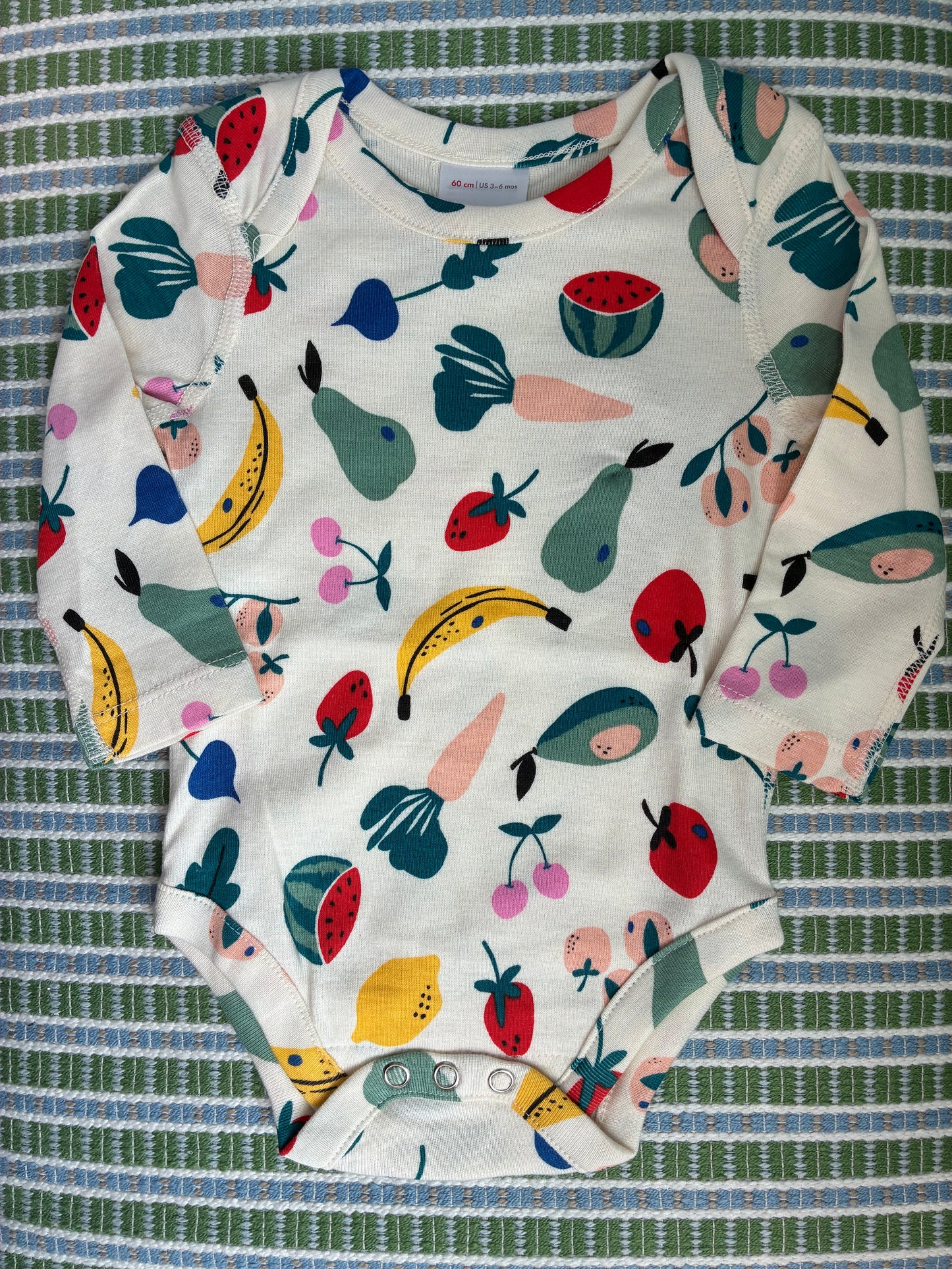 Long Sleeve Veggies Body Suit