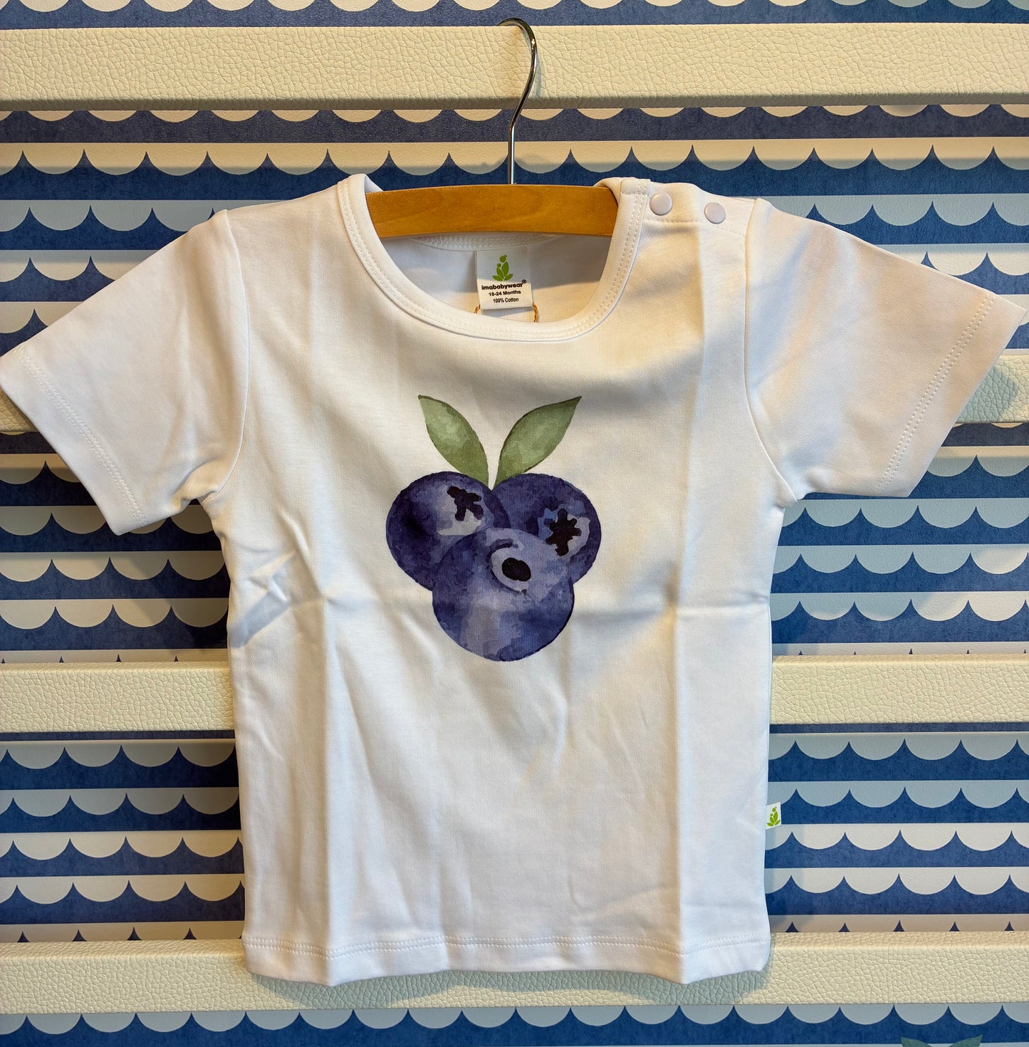 Blueberry Half Sleeve Tee