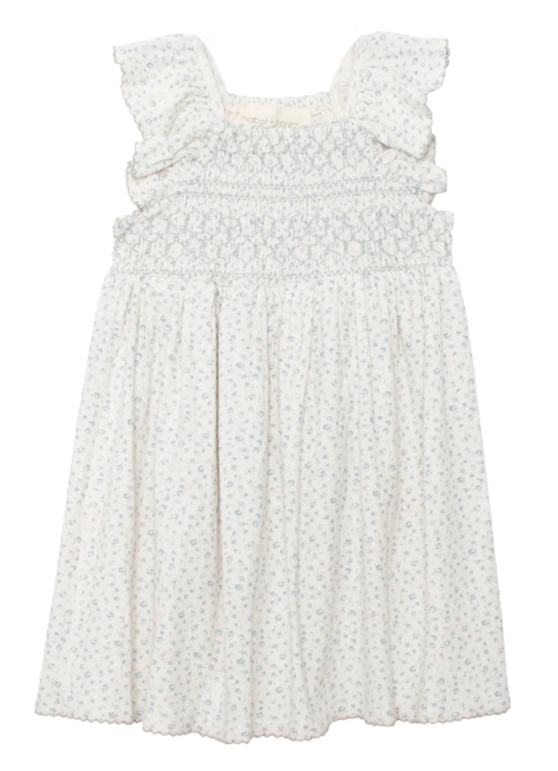 Opal Short Flutter Sleeve Dress