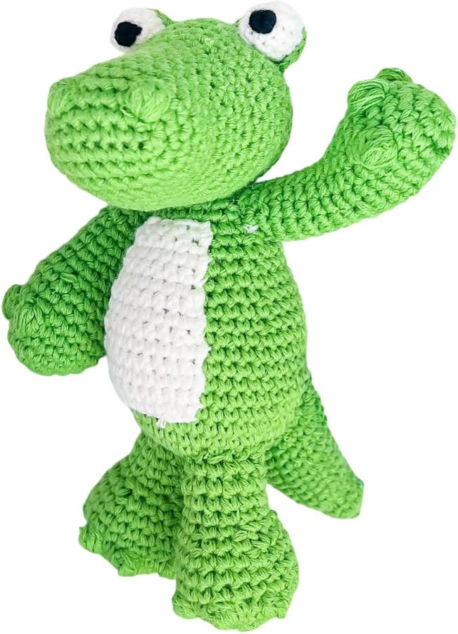 Alligator Knit Rattle