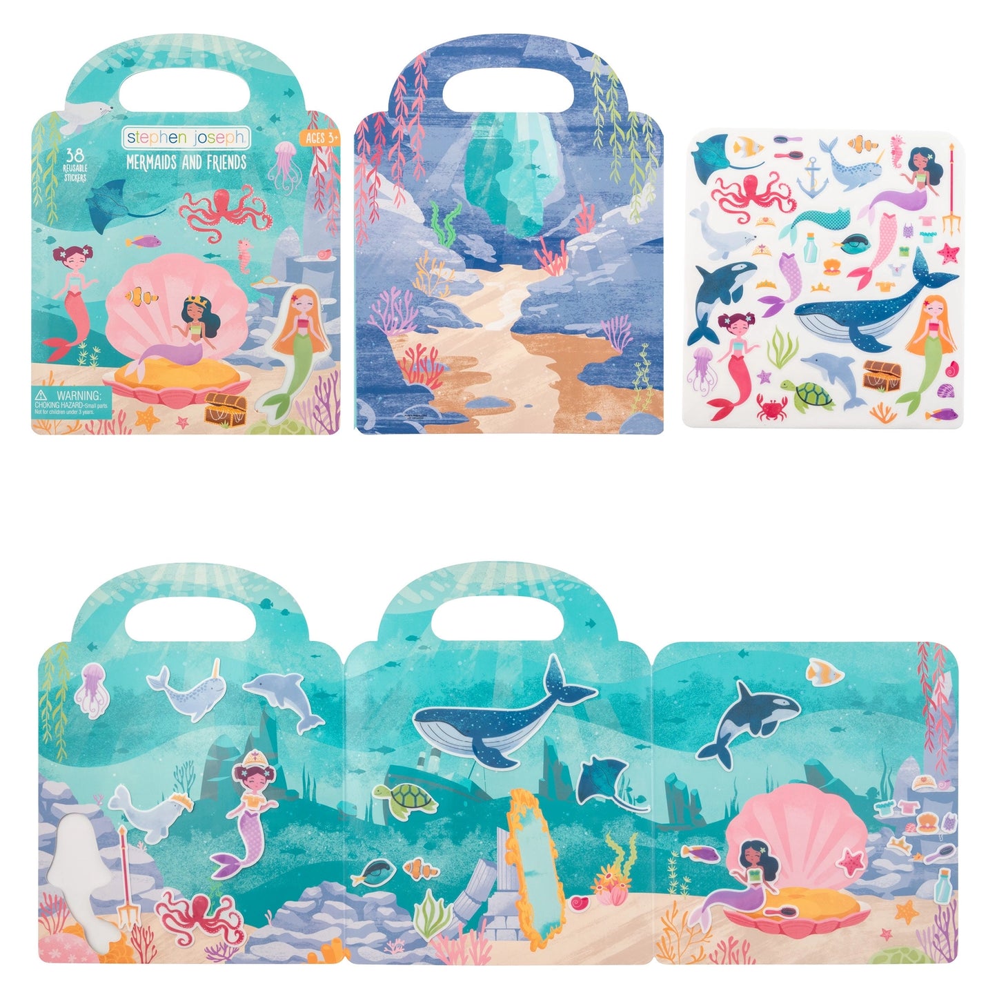 Mermaid And Friends Reusable Sticker Book