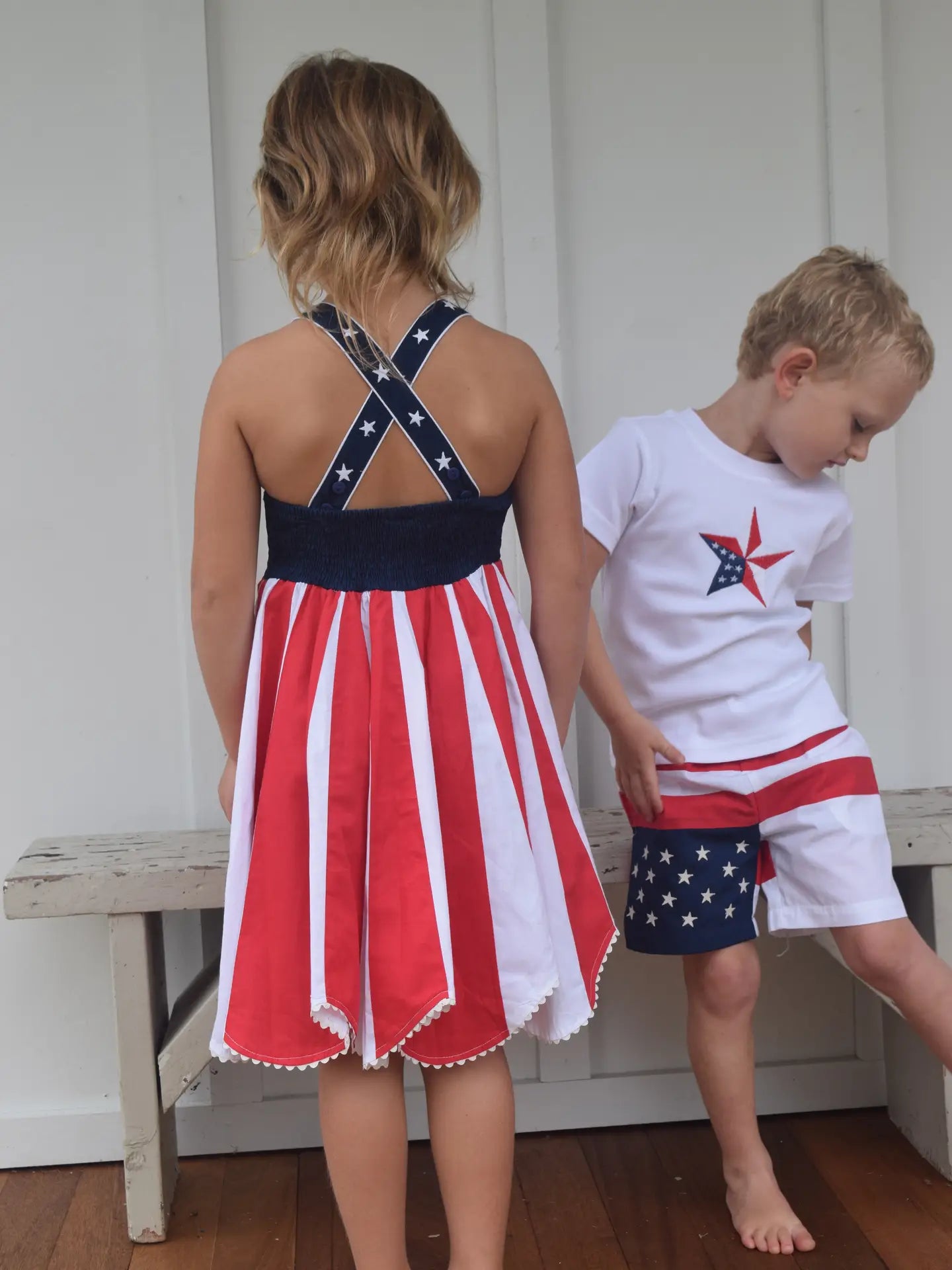 Red White and Blue Boys Tee