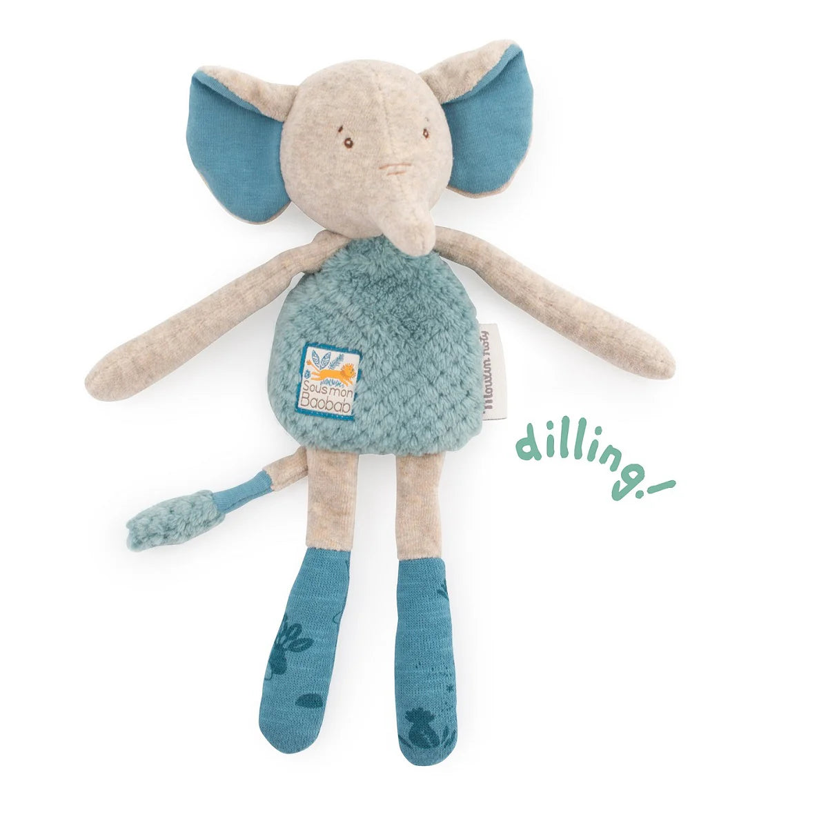 Sous Mon Baobab Elephant Rattle