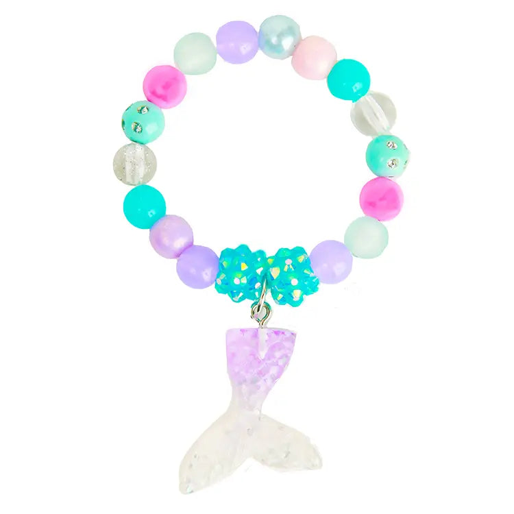 Purple Sparkle Mermaid Tail Bracelet