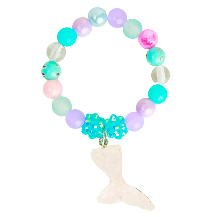 Pink Sparkle Mermaid Tail Bracelet