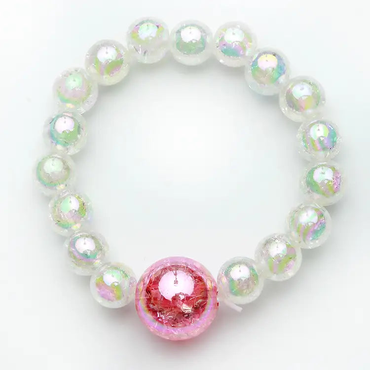 White Watercolor Bracelet