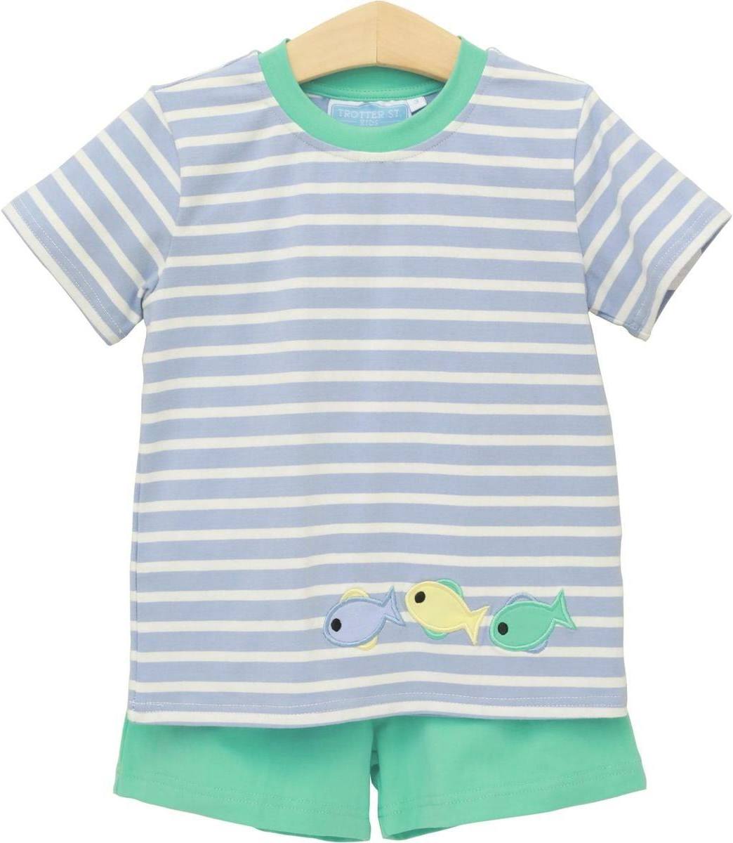 FISHY FISHY SHORT SET