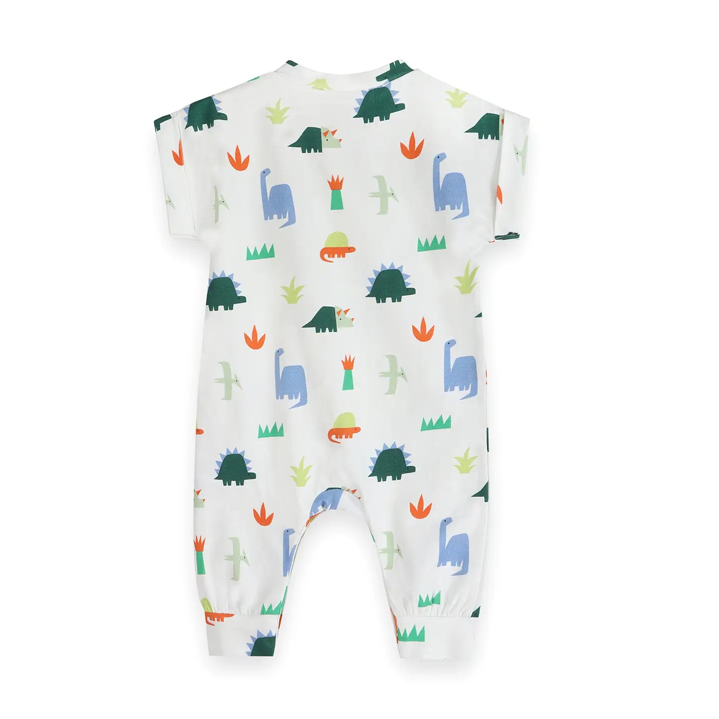 Dino Kangaroo Pocket Baby Jumpsuit