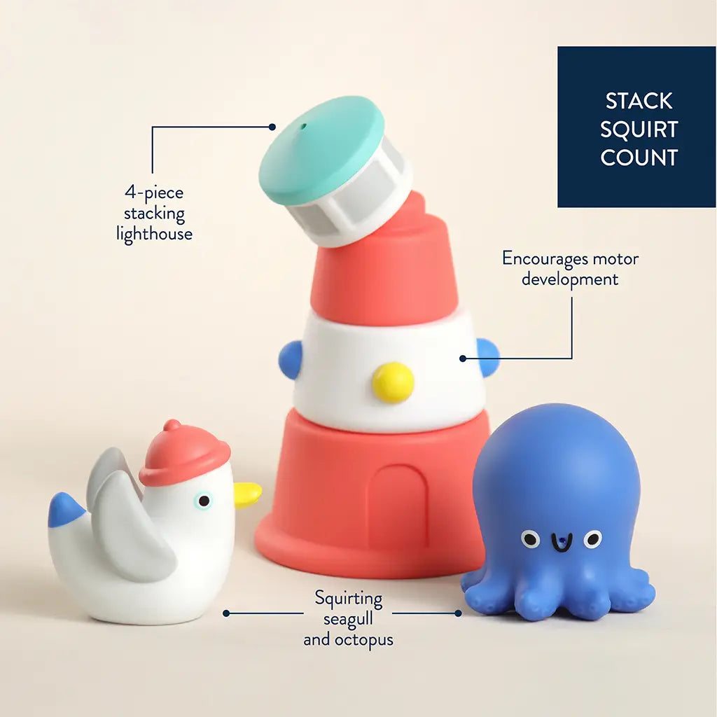 Bath Nautical Stack Set