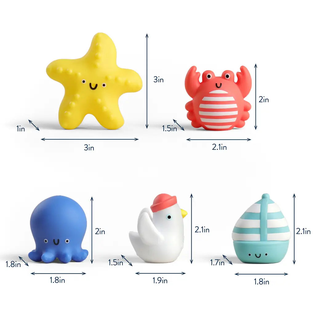 Bath Finger Puppets Nautical