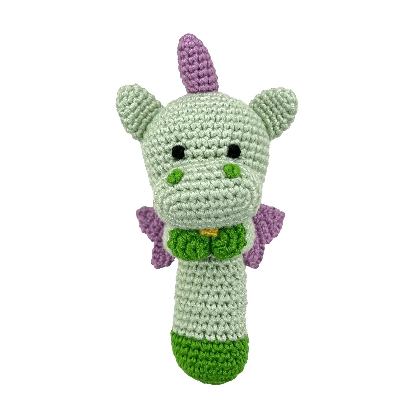 Dragon Crochet Stick Rattle