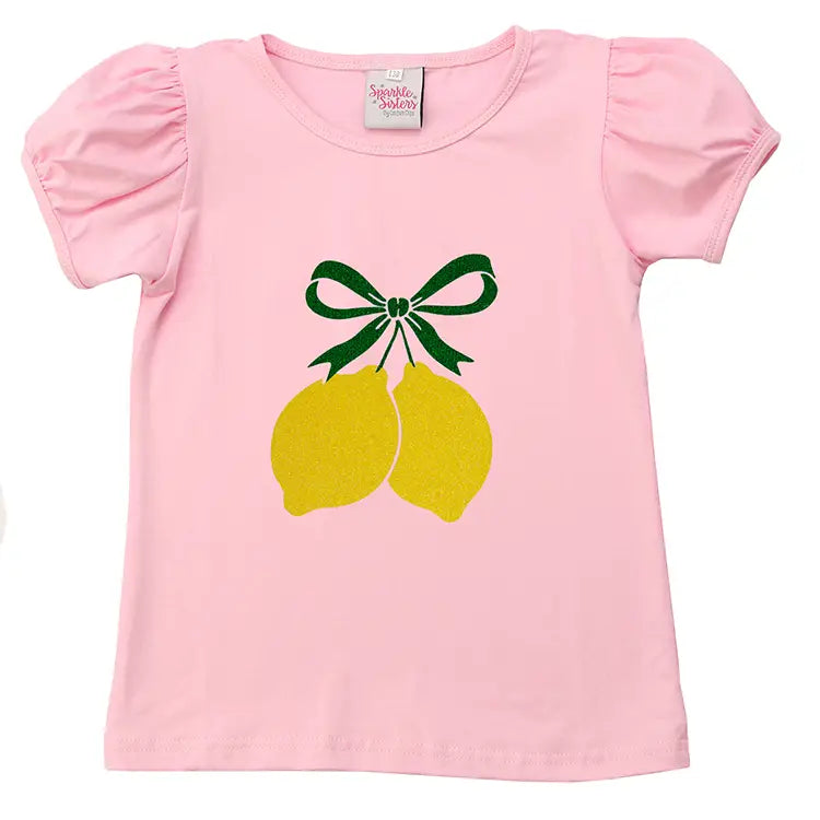 Bow Lemon Puff Sleeve