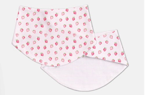 Strawberry Reversible Bandana Bib