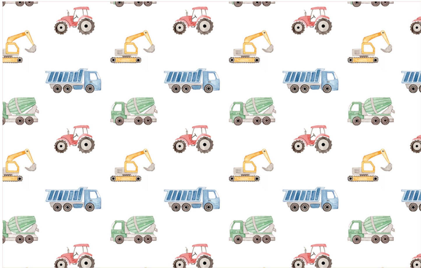 Colorful Trucks Premium Muslin Wrap