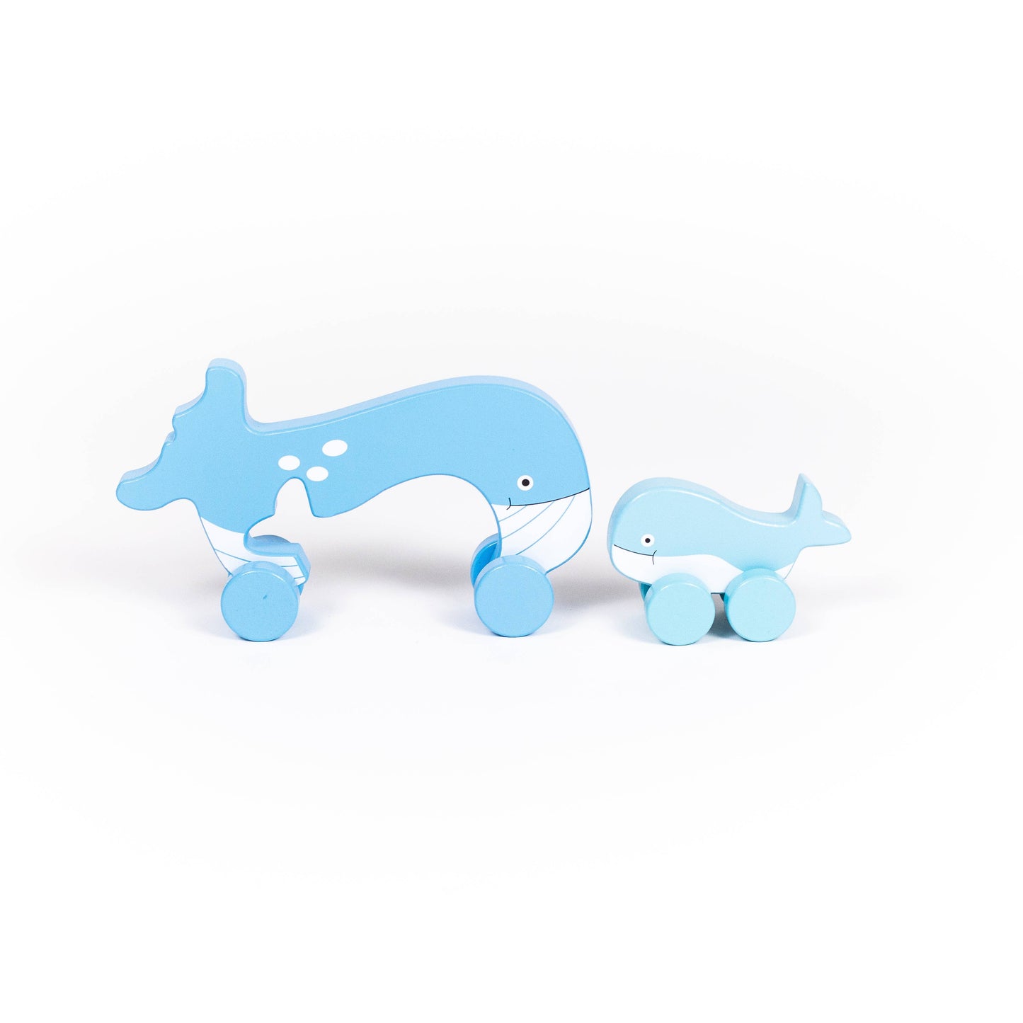 Whale Big & Little Wooden Roller