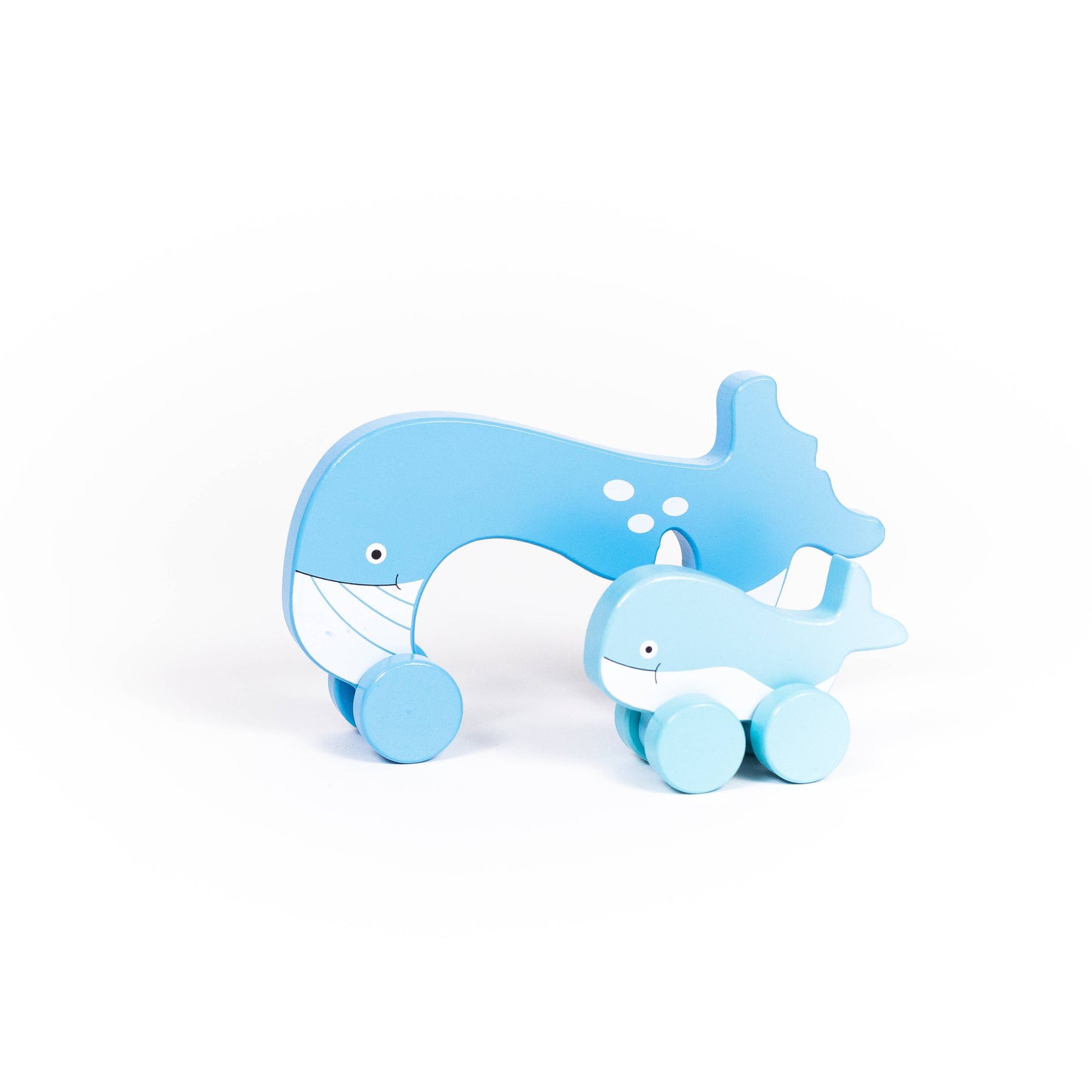 Whale Big & Little Wooden Roller