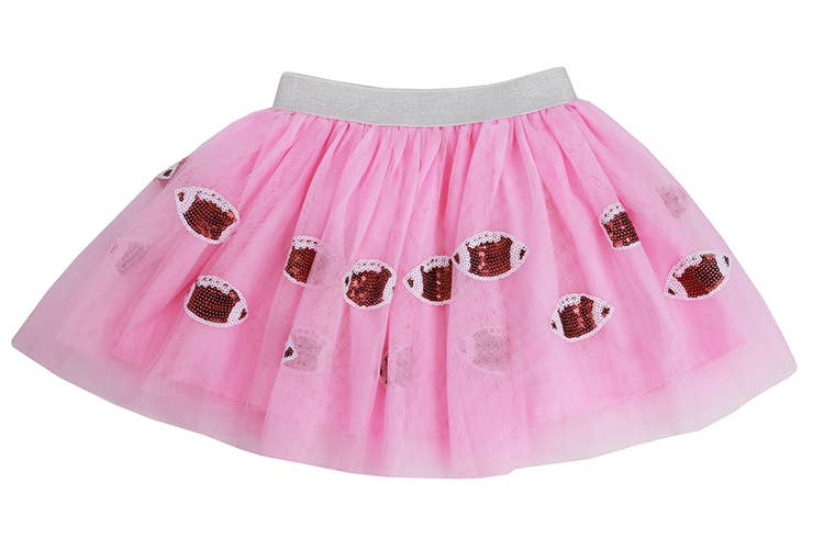 Pink Sequin Football Tutu