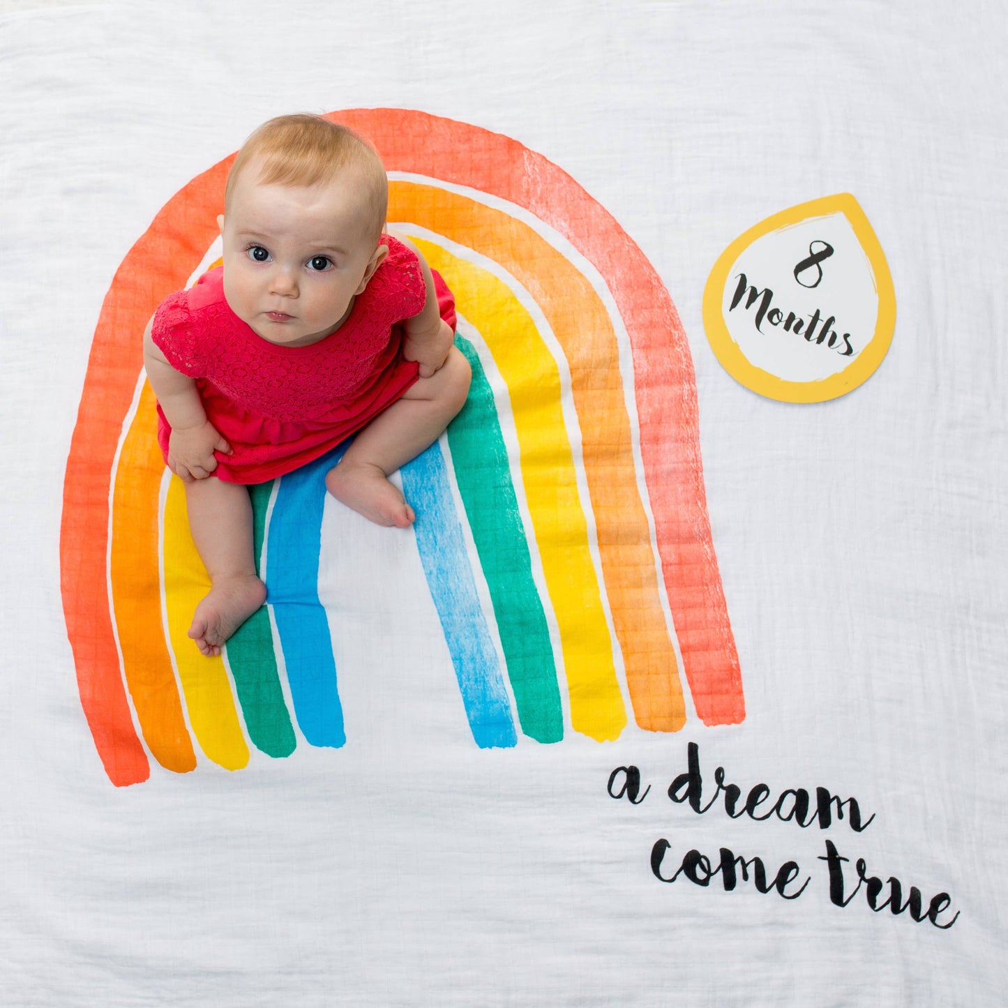 Baby's 1st Year Swaddle & Milestone Cards - Dream Come True
