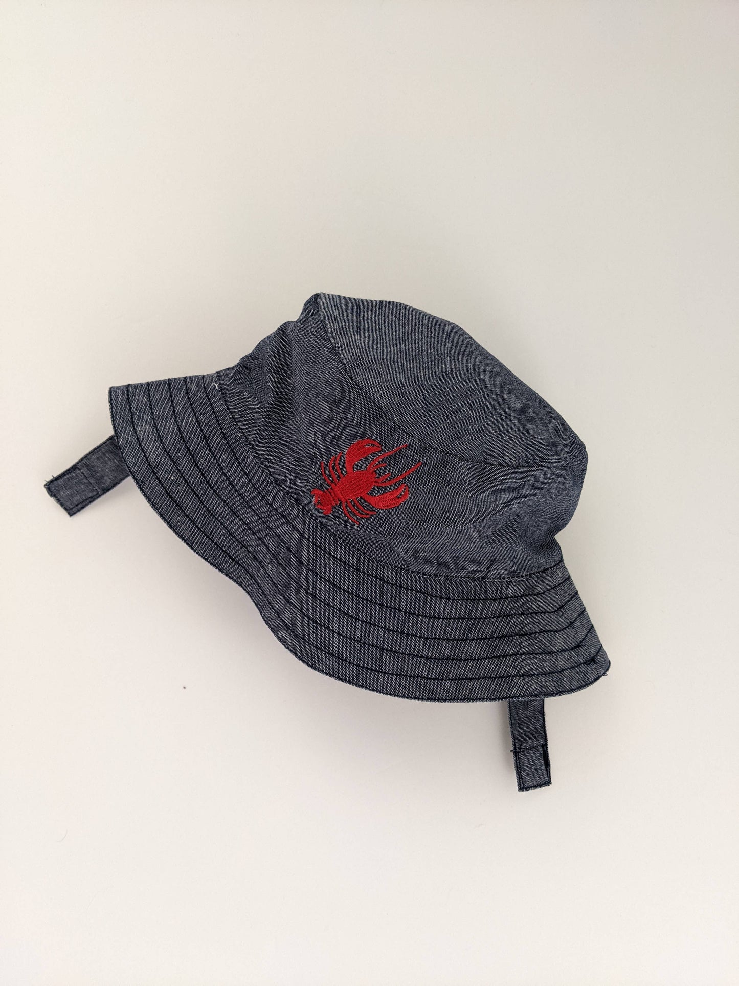 Lobster Chambray Bucket Hat