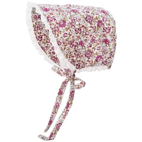 Girls Violet Blooms Bonnet UPF 25+