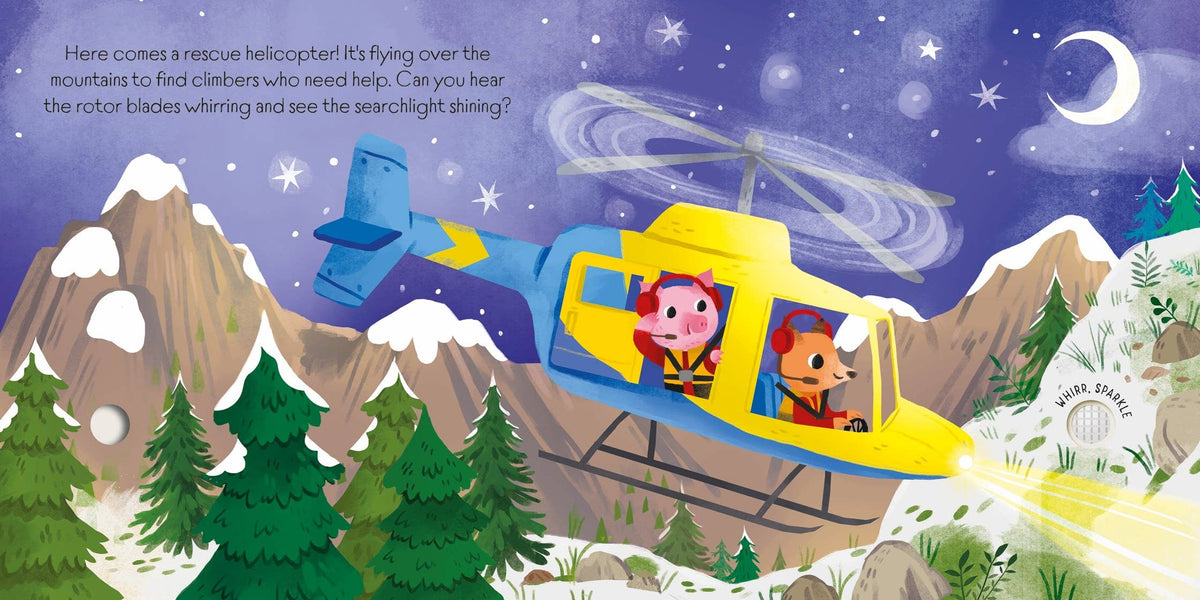 Lights and Sounds Emergency Vehicles sound book: Usborne