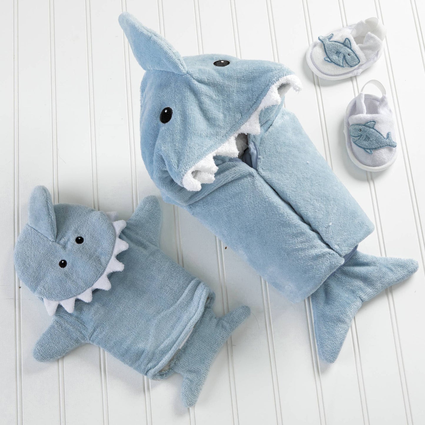 Baby Aspen - Let the Fin Begin 4 Piece Gift Set