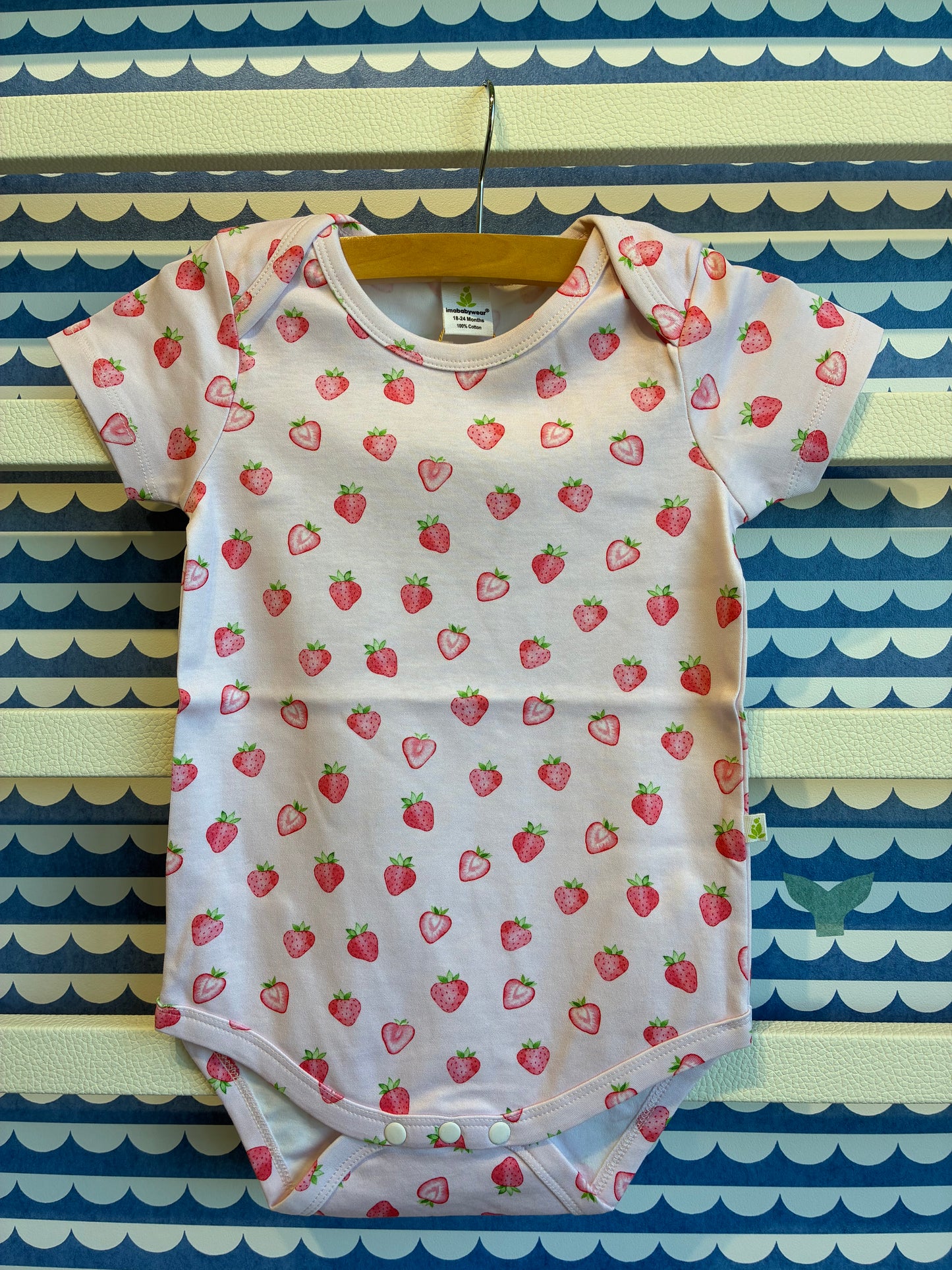 Strawberry Half Sleeve Bodysuit