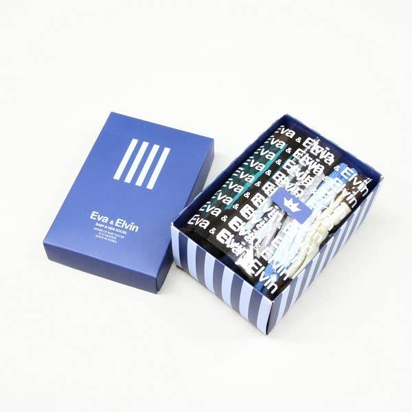 Baby Socks Set (6 Pairs) -Stripe