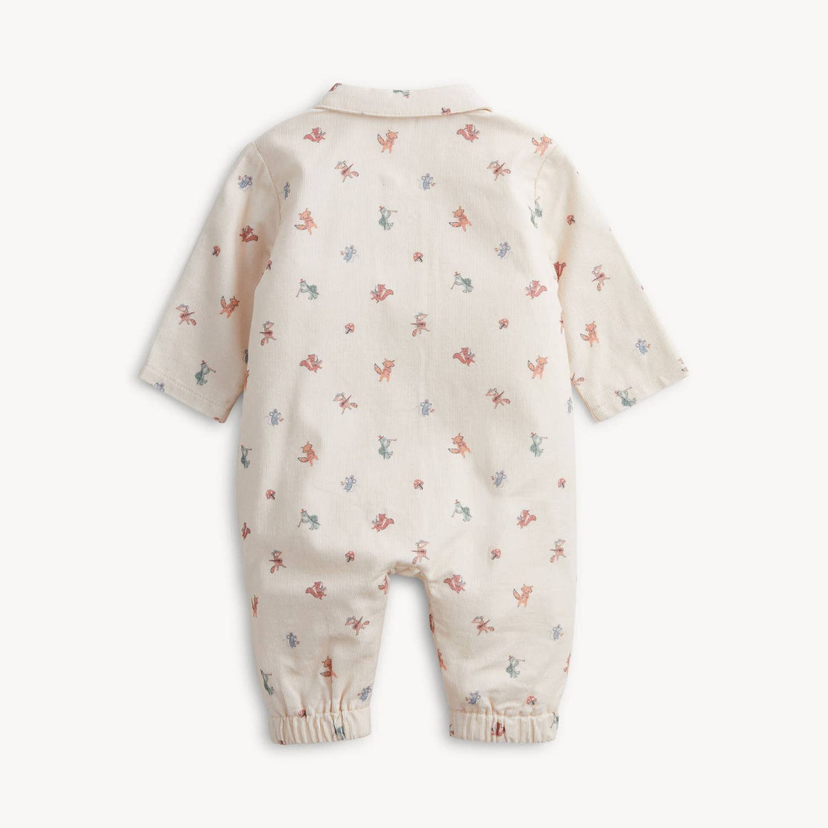 ANIMAL PRINT CORDUROY BOY ROMPER