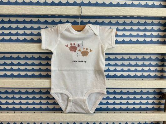 Crab Duo Cape May Onesie