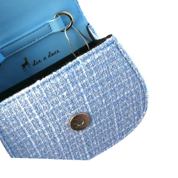 Bowtie Tweed Purse