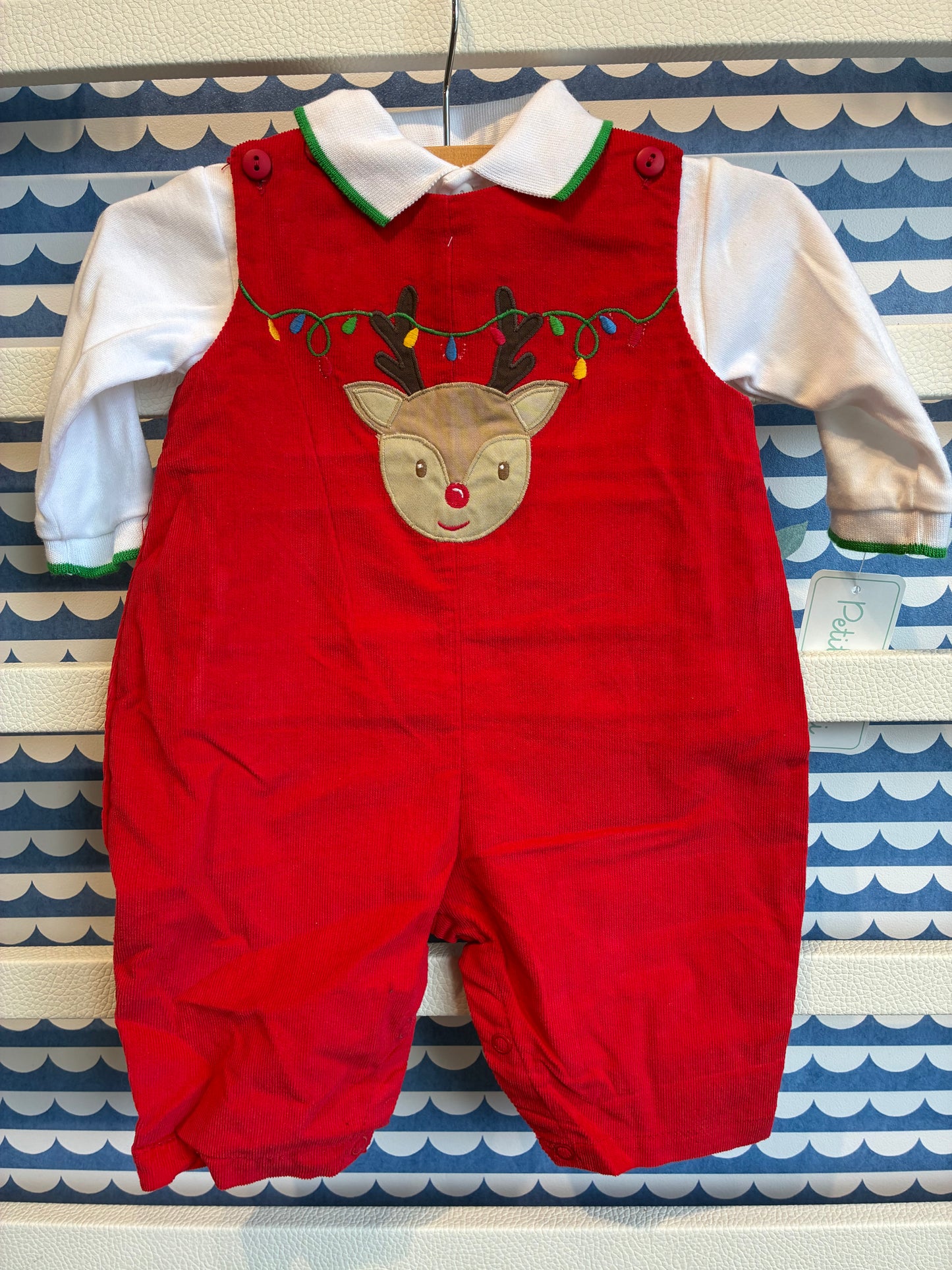 Reindeer Dace Applique Jumper