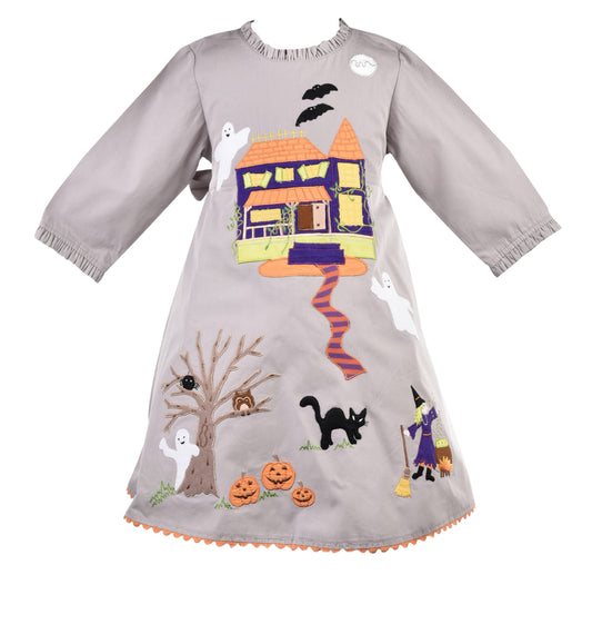 Haunted House Emb Dress