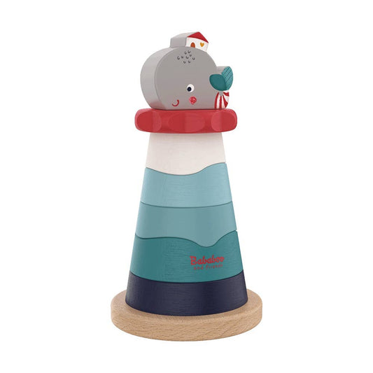 Bababoo and friends® - Wilma Whale Wooden Stacking Toy [18+ Months]