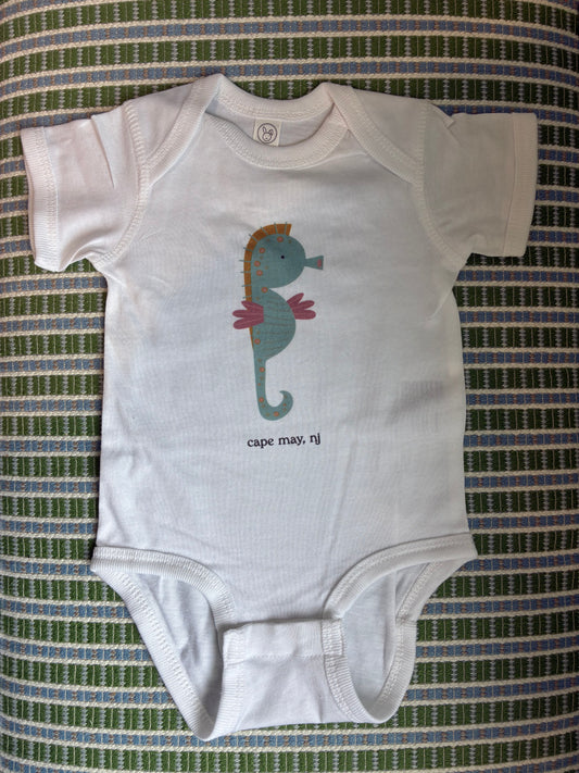 Seahorse Cape May Onesie