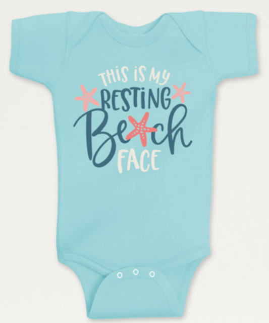 Beach Face Onesie
