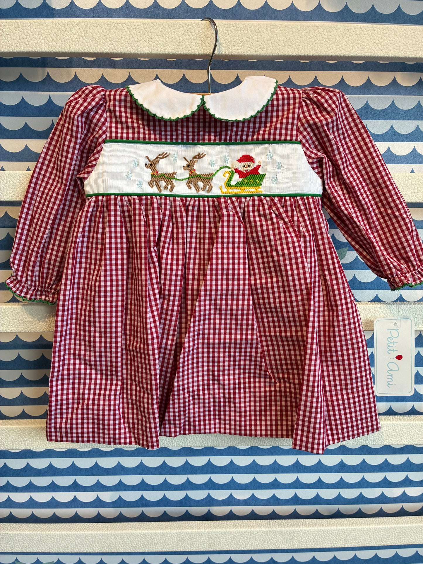 Christmas Smocking Dress