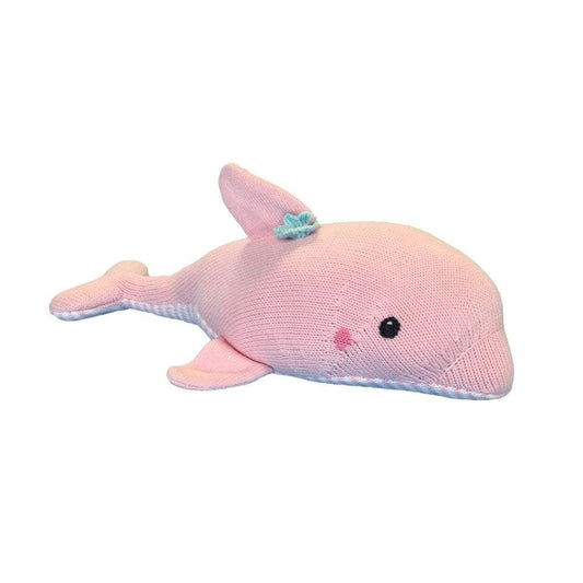 Dolly the Dolphin Knit Rattle